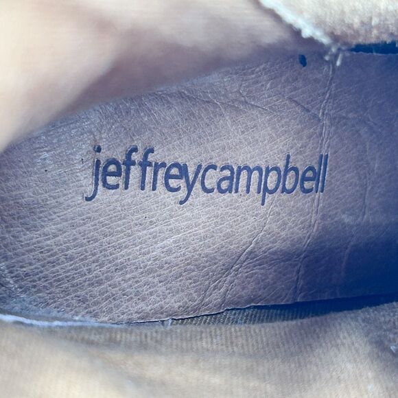 Jeffrey Campbell Leather Midpark Western Boots Ankle Pointed Toe Booties Size 7 - Picture 9 of 10